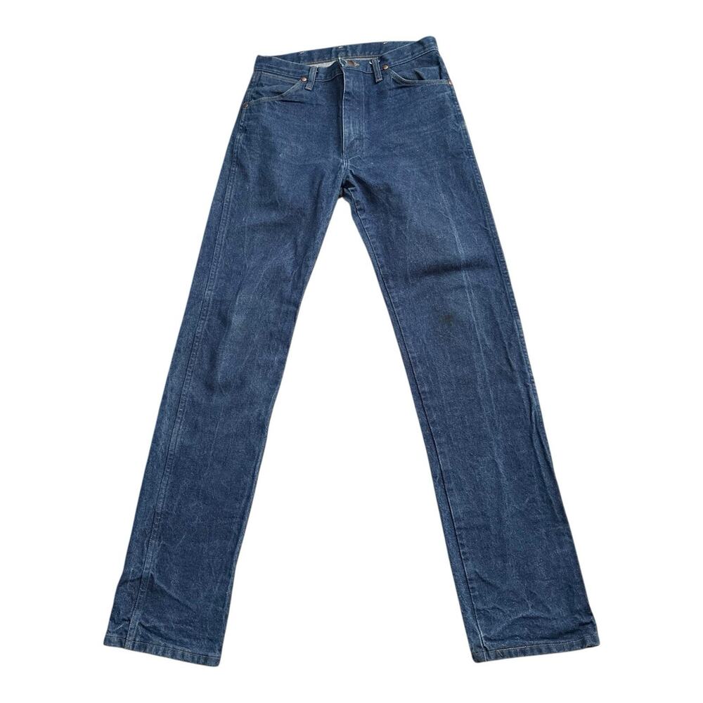 Wrangler Jeans Mens 31 x 36 Cowboy Cut 13MWZ Original Fit Blue 100% Cotton Denim